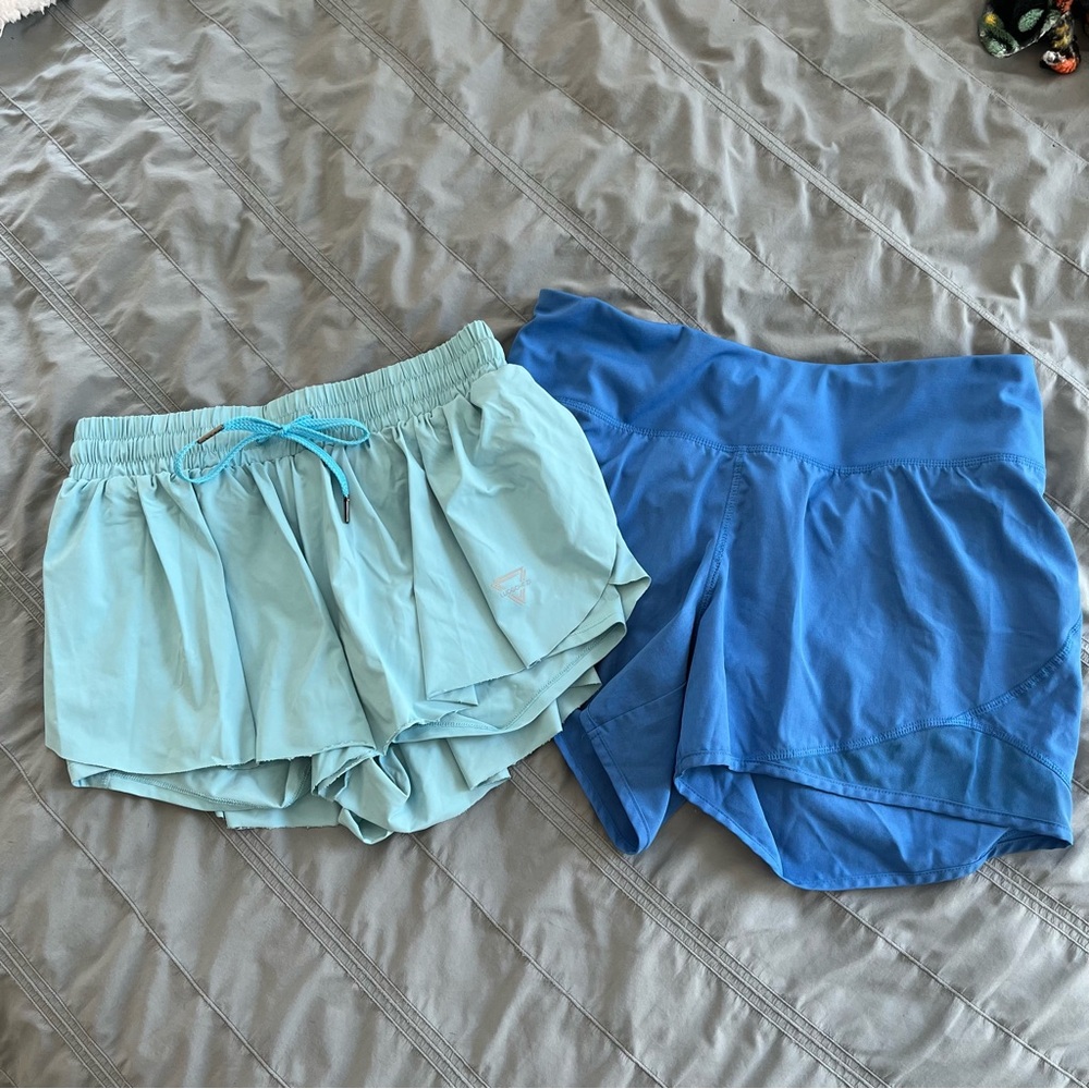 Old Navy Sz M Blue Active Shorts Amazon Brand Luogongzi Sz M Light Blue Shorts